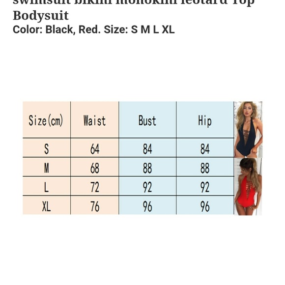 Red Bathing Suit - Picture 4 of 4